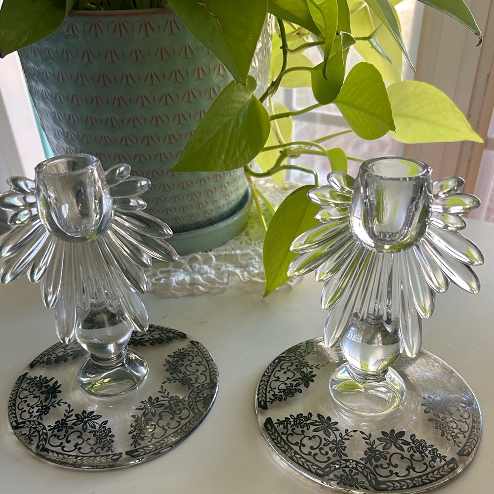 Vintage Boho Sunburst Candle Sticks